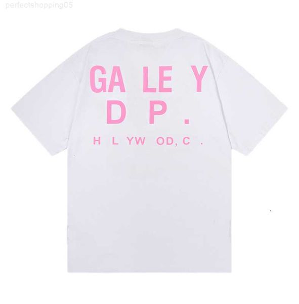 

2023 galleryse depts tees polos t shirts mens women designer t-shirts galleryes cottons man s casual shirt luxurys clothing uy06, White;black