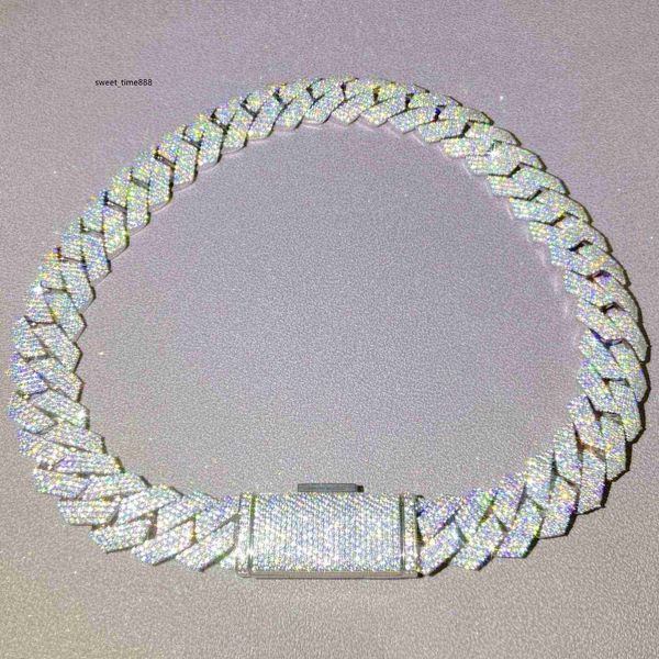 

ice hip hop fashion necklace rapper men's fashion charm necklace shiny jewelry, Silver