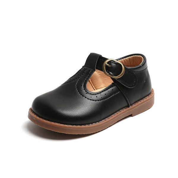 

sneakers baby shoes kids casual child spring autumn girls leather non-slip peas soft bottom f13789, Black;red