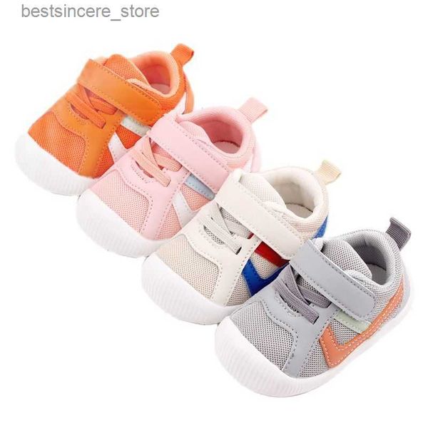 

2023 baby girls boys fashion sneakers soft sole first walkers infant toddler indoor shoes for 0-3years l230522