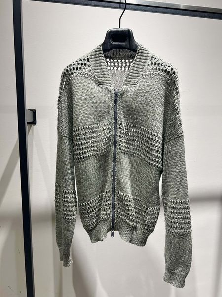 

brunel new brand shirts women's casual shirt luxury quality 23 early autumn new hollow out linen knitted cardigan shirt knitted silk wo, White
