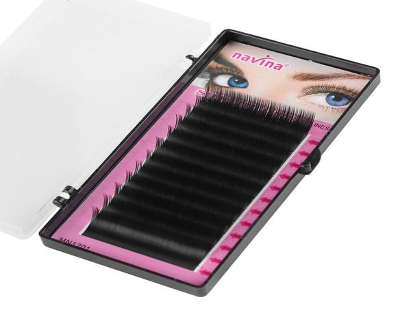 

12 lines faux mink individual eyelashes extension russian volume false eyelashes c curl 010 015 thickness handmade eye lashes2117389