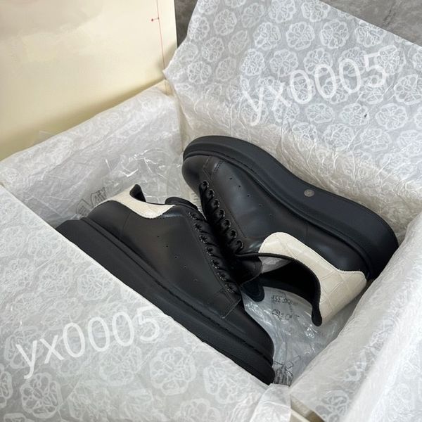 

2023 new luxury designer casual shoes mens sneakers rubber trainers platform sneaker multicolor lace-up skate shoes fashion running shoes xs, Black