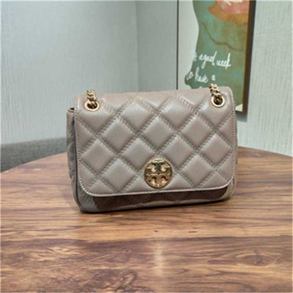 

designer bag tb new cowhide leather women's lingge flip postman chain xiaoxiangfeng single shoulder messenger armpit leisure, Pink;blue