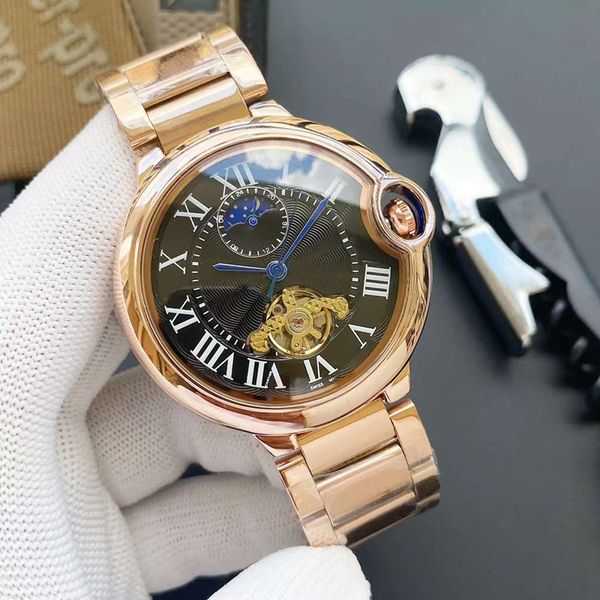 

luxury men's watches sapphire mirror datejus automatic watches sports waterproof montre luxe watches, Slivery;brown