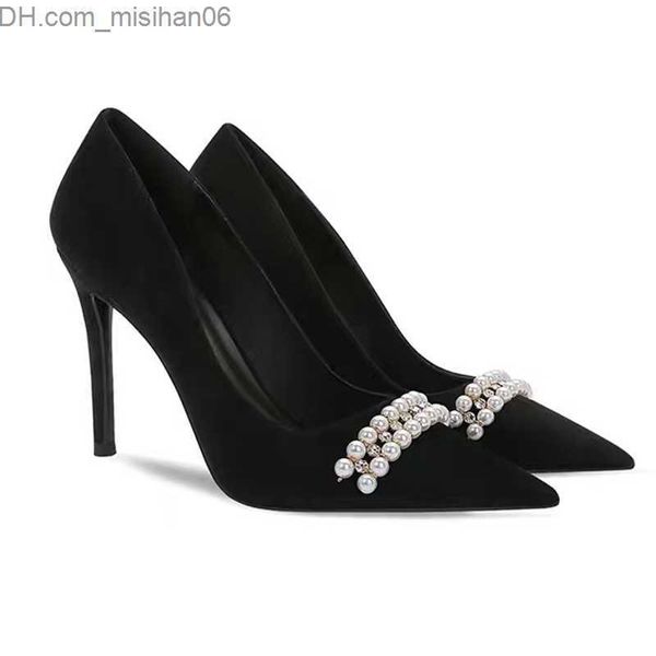 

dress shoes dress shoes lucyever pointed toe black pumps for women string bead high heels office shoes ladies shallow stiletto heel shoes z2