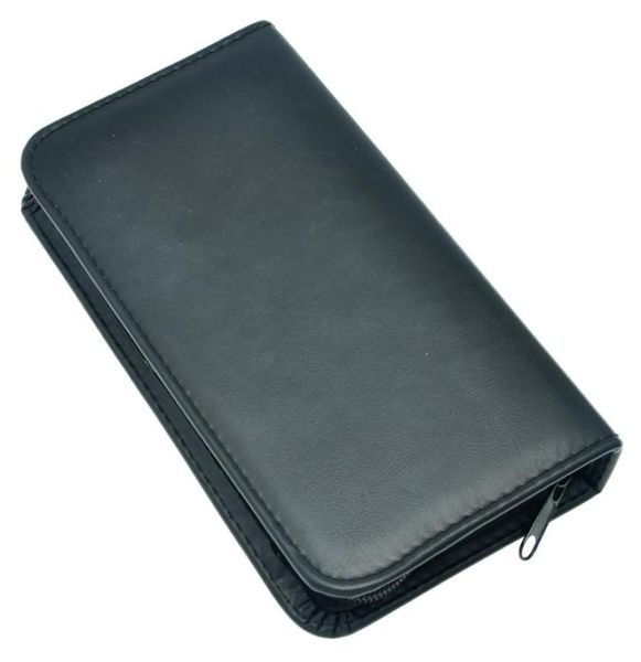 

hair scissors case professional shear package bag 22cm black pu leather case storage space hold 3 scissors styling tool lzn00366851900