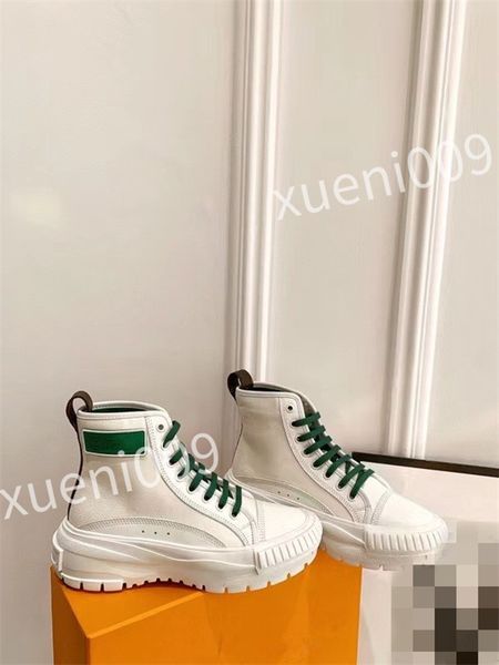 

2023 luxury designer casual shoes women sneakers rubber trainers genuine leather sneaker multicolor lace-up skate shoes size 35-41 dc220519, Black