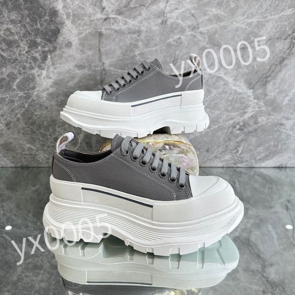 

2023 new luxurys designer flat sneaker trainer casual shoes denim canvas leather white letter fashion platform mens womens low sneakers 35-4, Black