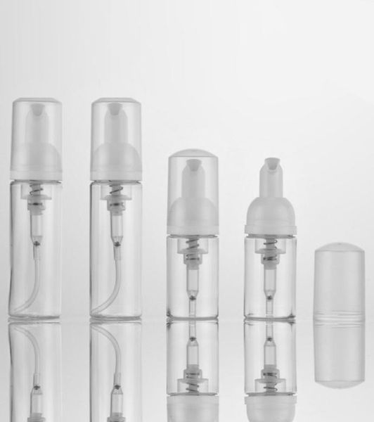 

30ml 60ml clear plastic foamer liquid soap pump bottle 1oz 2oz travel size empty mousse foaming soap dispenser for cosmetic facial8830391