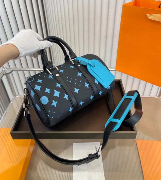 

fashion luxury design men's luggage bag graffiti crossbody bag keep25 single shoulder bag polka dot pillow bag letter printing handbag