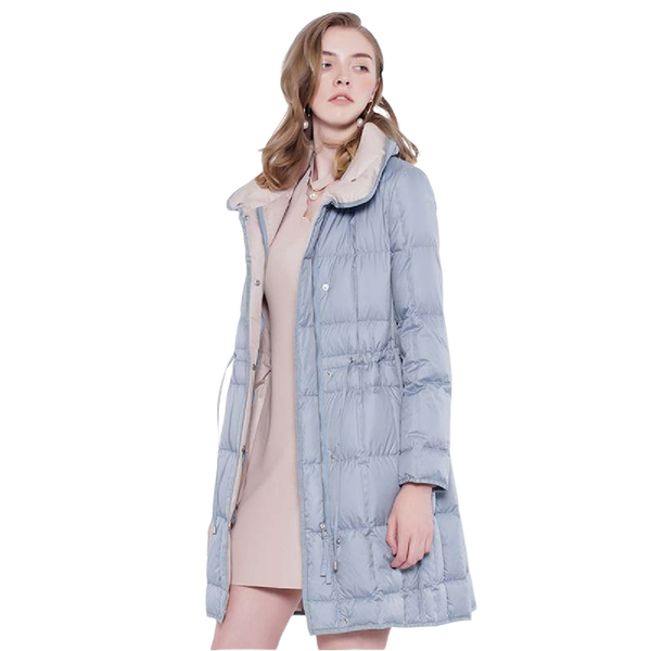 

fashion 2023 new long thick coat parka coat hooded windproof warmth ladies winter jacket fashion brand down parker plus siz, Black