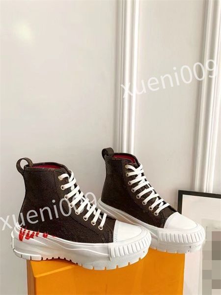 

2023 new luxurys designer casual shoes women sneakers rubber trainers genuine leather sneaker multicolor lace-up skate shoes size 35-41 dc22, Black