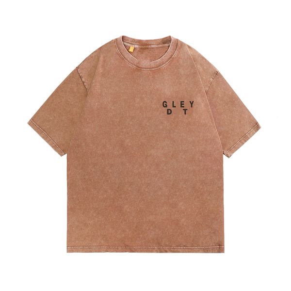 

fashion men's t-shirt 2023 galleryis designer luxury men's and women's shirts student short sleeve letter simple round neck p, White;black
