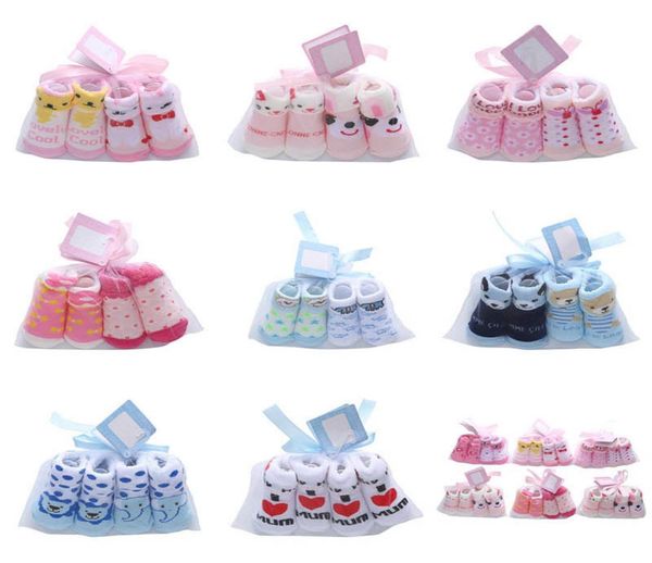 

newborn socks baby booties girls cotton boys infant accessories cute princess set cartoon letter dot kids clothes b75708499431, Pink;yellow
