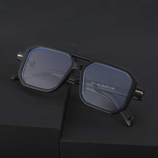 

kajila box frame men's sunscreen blue light proof driving fashion sunglasses women, White;black