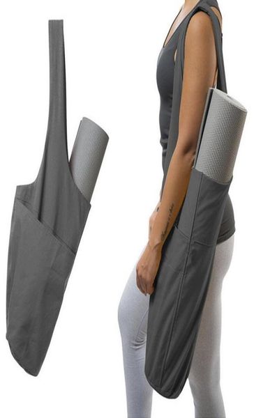 

yoga bag canvas waterproof multifunction storage bag yoga mat portable pilates dance yoga backpack case tote sling carrier fitnes6993105