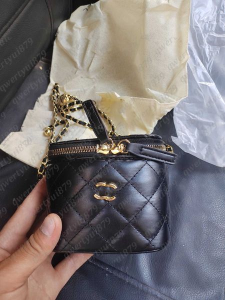 

designer fashion gold ball square shoulder bag women luxury handbag purse crossbody bag smooth leather stylish golden chain shoulder bag qwe