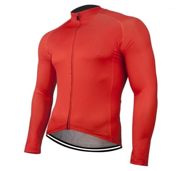 

2020 men cycling jersey long sleeve bike mtb road mountain race bicycle shirt clothing black red orange blue14668888