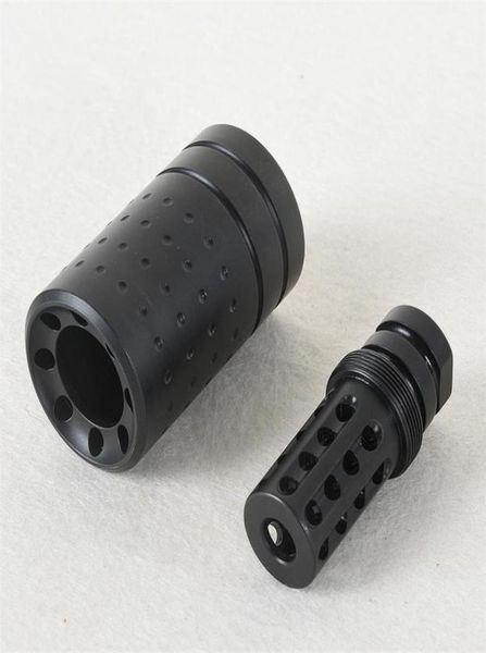 

steel reducing impact muzzle brake cnc 223556 12x28 thread muzzle brake with outer sleeve7580853