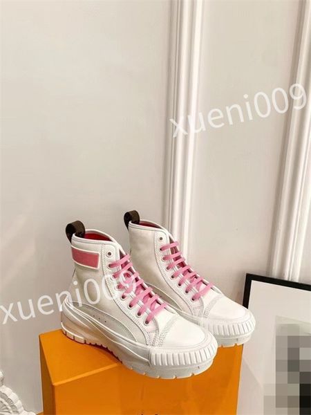 

new luxury designer casual shoes women sneakers rubber trainers genuine leather sneaker multicolor lace-up skate shoes size 35-41 dc220519, Black