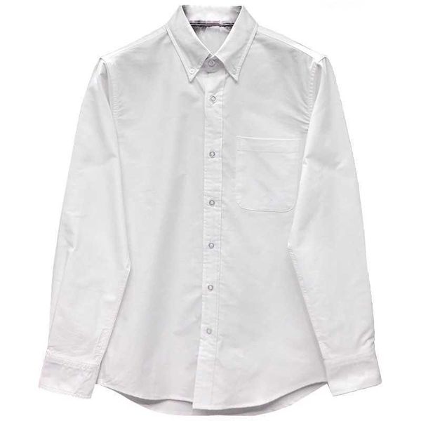 

thom tb shirt spring autunm fashion brand men's shirt vertical rwb stripe on sleeve casual cotton oxford slim wholesale tb shirt qew9, White;black