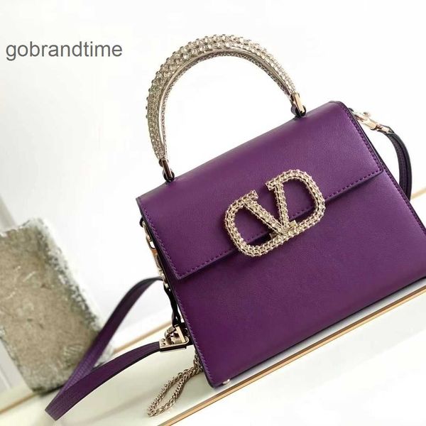 

metal inlaid classic beauty diamond luxurys designer bags valentios handbag women handle women's handheld shoulder crossbody c gkzy
