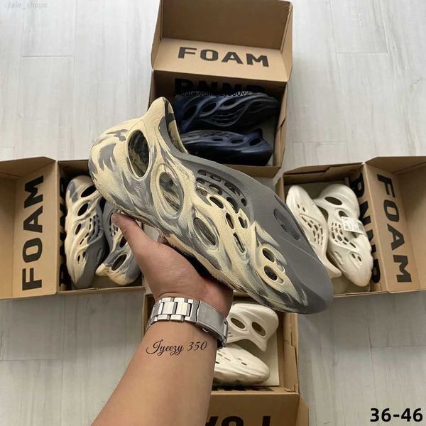

sandals designer foam runner sandals slides slippers sandal graffiti bone white resin desert sand mx cream clay moon grey rubber summer