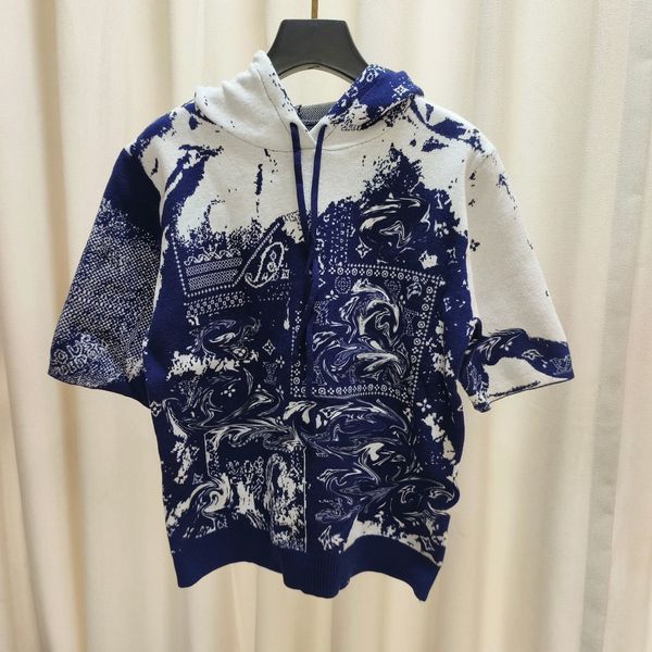 

2023 fashion autumn2 colour women designer knitted hoodie sweatshirts long sleeve loose casual hoodies sweater, White;black