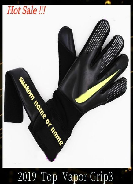 

brand real logo vg3 soccer goalkeeper gloves original goal keeper gloves goalie football bola de futebol gloves luva de goleiro2808780, Black