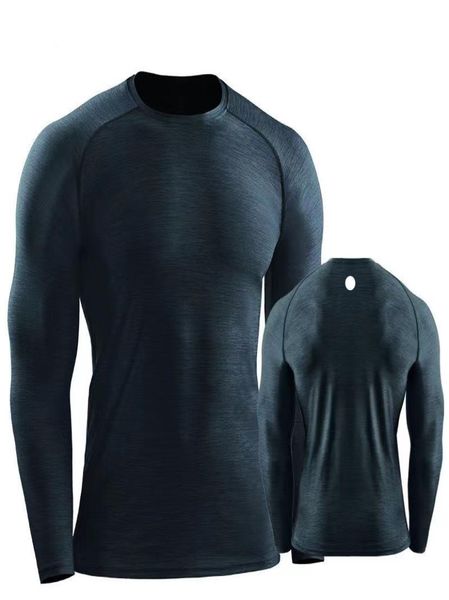 

yoga outfits autumn winter quick dry sports mens long-sleeved outdoor running fitness clothes slim trim basketball elastic breathable s t-sh, White;red