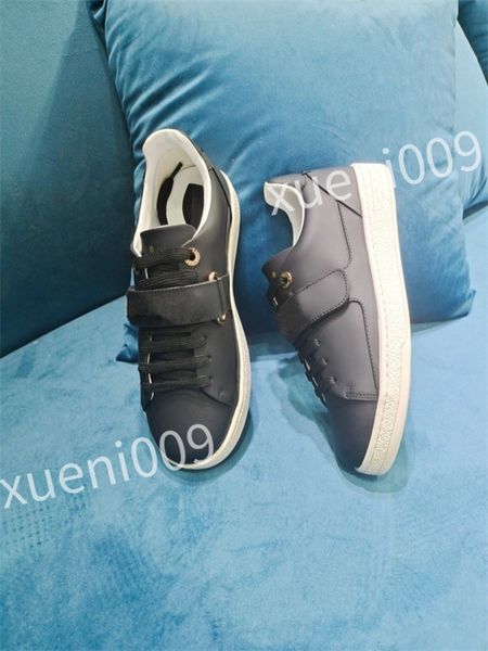 

luxury designer casual shoes women sneakers rubber trainers genuine leather sneaker multicolor lace-up skate shoes size 35-41 dc220516, Black
