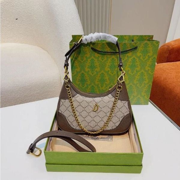 

l aphrodite shoulder bag designer chain wallet women half moon underarm crossbody ophidia handbag lady messenger totes purse hobo women wwnb