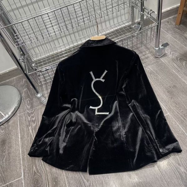 

women designer blazers suit clothes velour spring new released, White;black