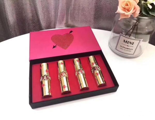 

new 4pcs1set y5l catch my heart matte lipstick rouge a levre makeup lip gloss lipgloss set3352331