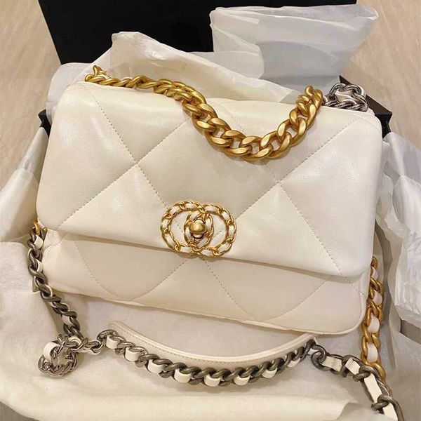 

straight small fragrant wind square fat man flap bag diamond grid chain sheepskin single shoulder oblique straddle