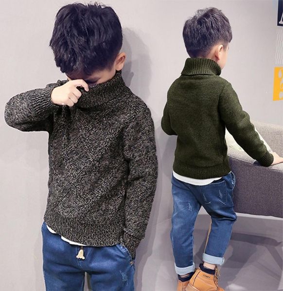 

boys turtleneck sweater knitwear winter warm turtle neck children long sleeve cardigan bebe knitted sweaters school uniform 2011288271436, Blue