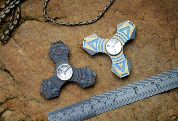 

ystart multifunctional interstellar finger spinner ceramic ball bearing tc4 handle edc tools3464112
