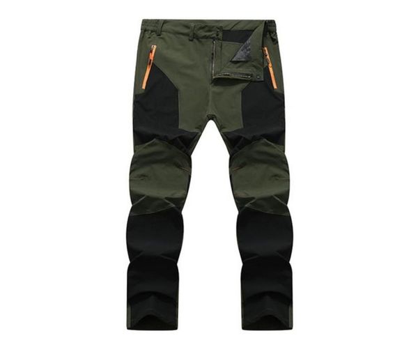 

fashion2020 oversized men hiking pants waterproof outdoor pants soft shell trousers camp fish trekking climb hiking sport travel3292157, Black;green