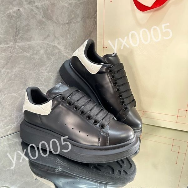 

new luxury designer casual shoes mens sneakers rubber trainers platform sneaker multicolor lace-up skate shoes fashion running shoes xsd2304, Black