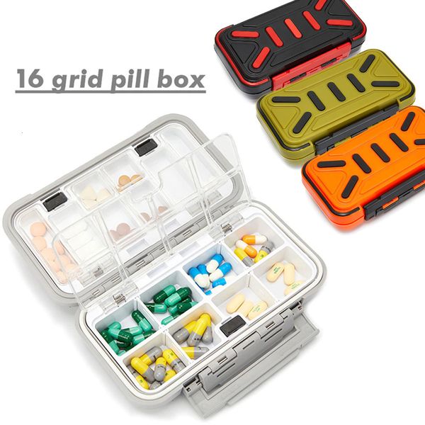 

other health beauty items travel pill case medicine storage organizer container tablet dispenser independent lattice box fishing tackle 2307