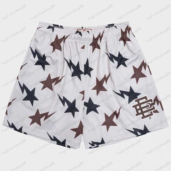 

mens ee shorts eric emanuel fitness sports lightning printed 17 color women summer workout casual basketball pants size m//xl/xxl/xxxl, White;black
