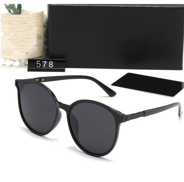 

2023 designer sunglasses classic goggle outdoor beach sun glasses for man woman fashion mix color optional triangular signaturewith original, White;black