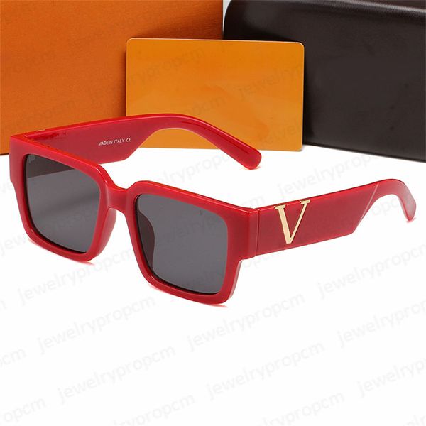 

2023 Designer Sunglass Fashion High Quality Sunglasses Women Men Sun glass Print Goggle Adumbral 6 Color Option Eyeglasses