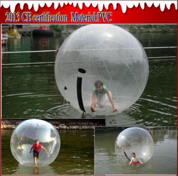 

2015 water sport zorb zorbing walk ball water walking ball walk on water ball 18m pvc 08mm fast ems dhl with 2pcslot6053750