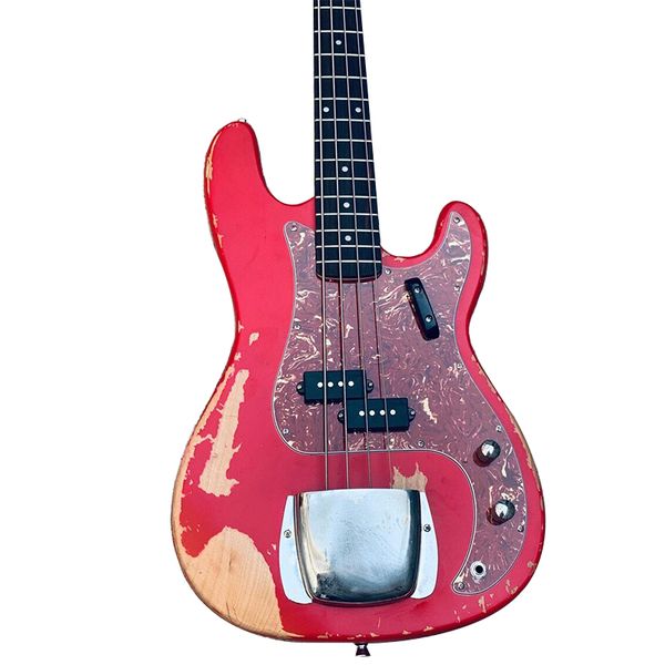 

factory custom aged electric bass guitar with high quality
