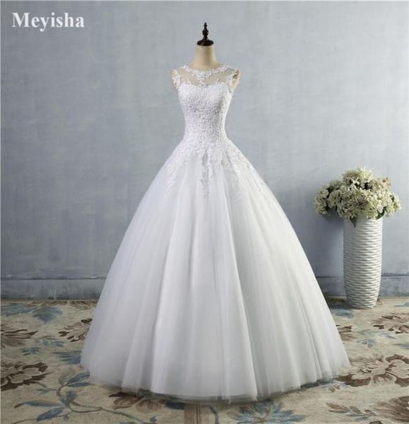 

zj9036 2021 puffy sweetheart wedding dress tulle ball gown bride dresses size 226w4273774, White