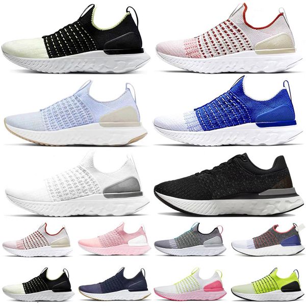 

2023 react phantom mens running shoes reacts sneaker triple black fly white knit moc game royal bumblebee breathable light unc men women out