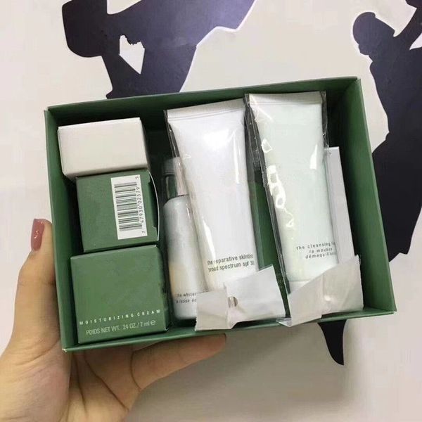 

new the moisturizing cream skin care set 8pcs face lotion gift box set 8 in 1 traveling kit la face samples skincare