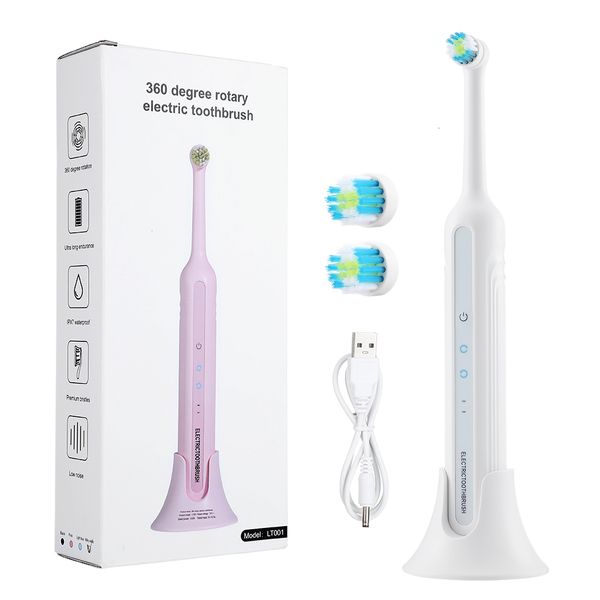 

toothbrush rotating electric toothbrush vibration sonic toothbrush tartar stains removal teeth cleaning whitening oral care tools 230701
